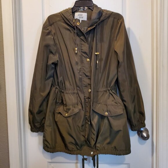 ✨ Olive Green Anorak Utility Jacket | OUTER EDGE | XL | Drawstring Waist | XL - Picture 2 of 9